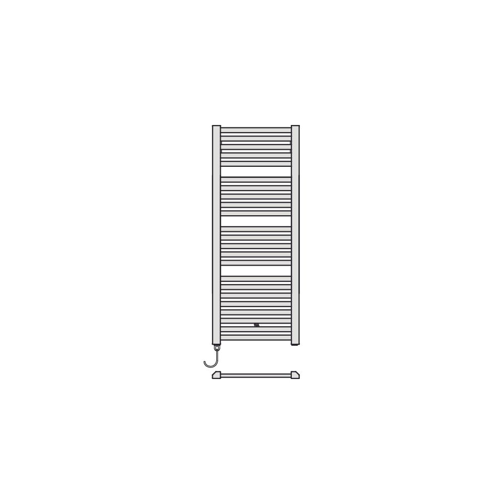 Kermi Geneo quadris-E elektrischer Badheizkörper 1774x32x896mm WRX Ausführung li... KERMI-GQE10180090WTXK 4051487283277 (Abb. 7)
