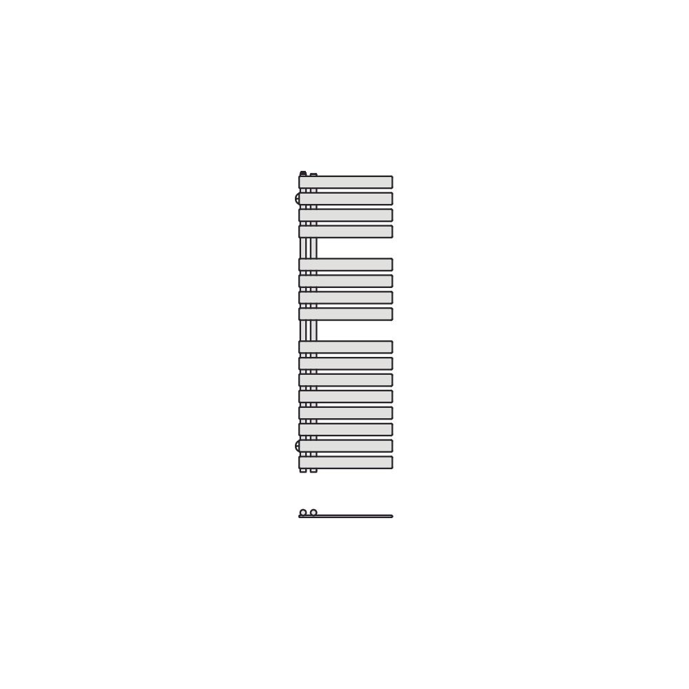 Kermi Credo Half flat Designheizkörper 1834x37x600mm, Ausführung rechts, 844W be... KERMI-EAN1A1800602RXK 4063769221754 (Abb. 7)