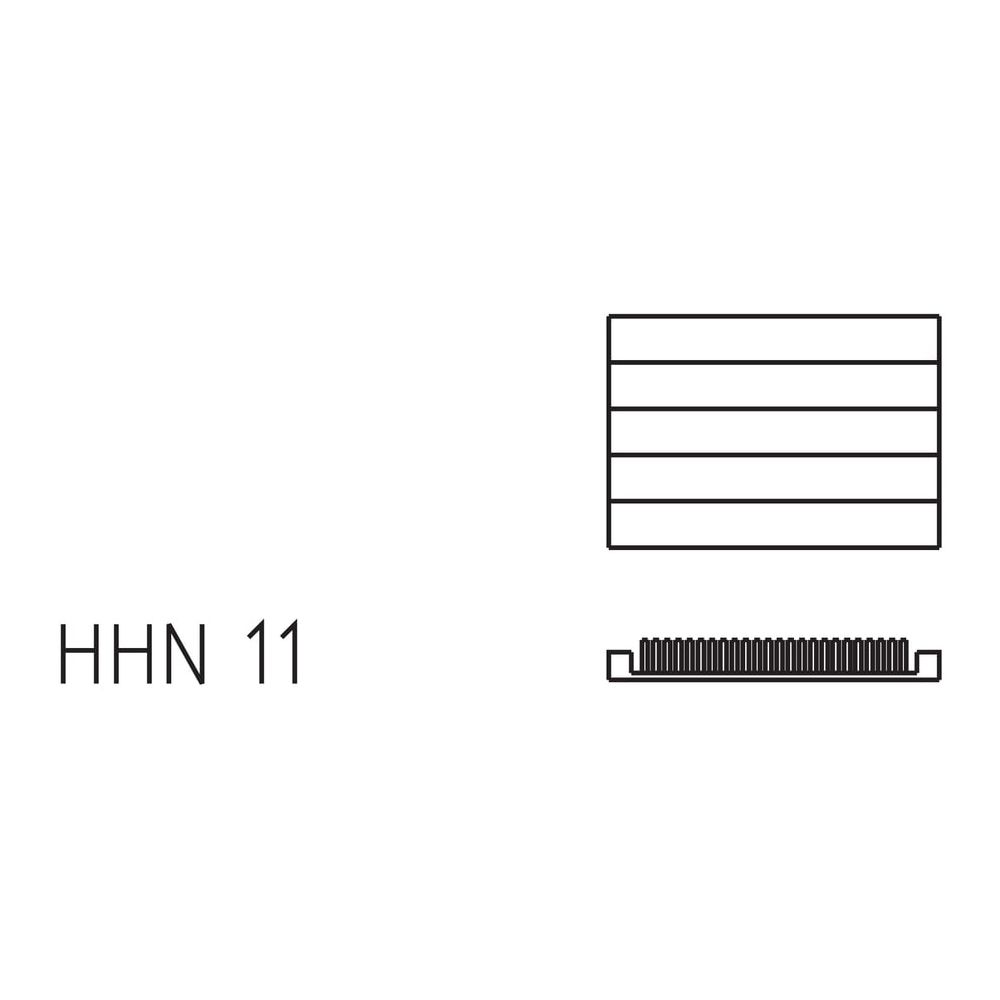 Kermi Heizwand horizontal Typ 11 140x61x500mm weiß ohne Abdeckung... KERMI-HHN1101405021AK 4051487017988 (Abb. 4)