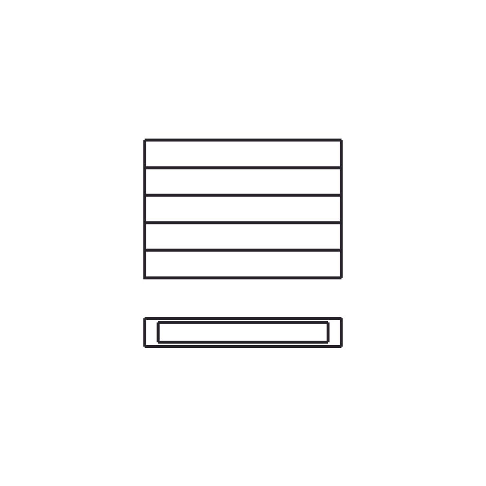 Kermi Heizwand horizontal Typ 20 630x72x1900mm, ohne Abdeckung, 1951W bei 75/65... KERMI-HHN20063190212K 4051487087240 (Abb. 12)
