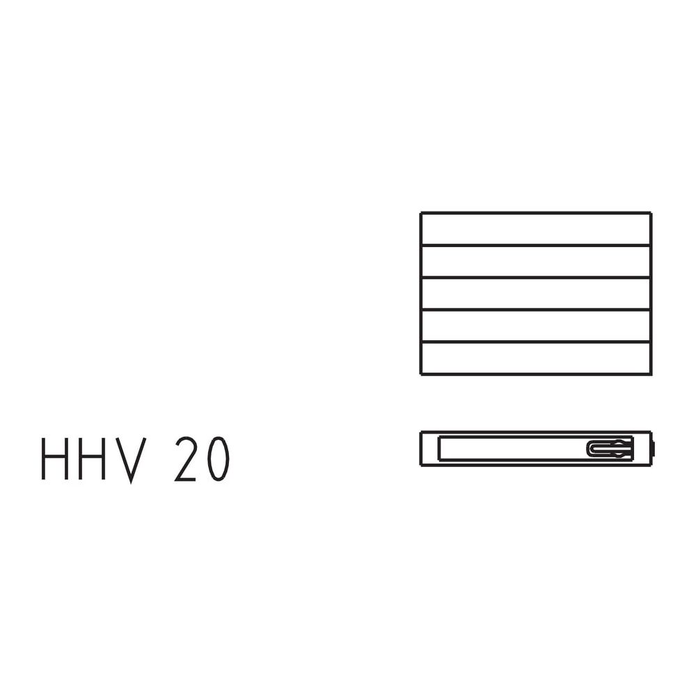 Kermi Ventil-Heizwand horizontal Typ 20 1400x72x500mm weiß mit Abdeckung Ausführ... KERMI-HHV201400502R1K 4051487134425 (Abb. 3)