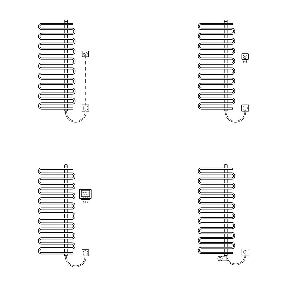 Kermi Icaro-E BH 1421x600x58mm graphit, WRX rechts... KERMI-CRE1A140060USXK  (Abb. 7)