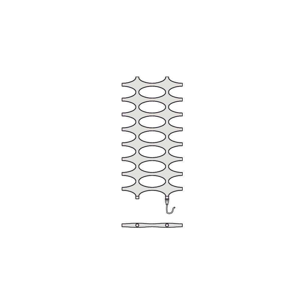 Kermi Ideos-E-Zusatzbetrieb Designheizkörper 1901x37x508mm, WWS 600W Ans. links ... KERMI-IDN1119500201XK 4063769329115 (Abb. 6)