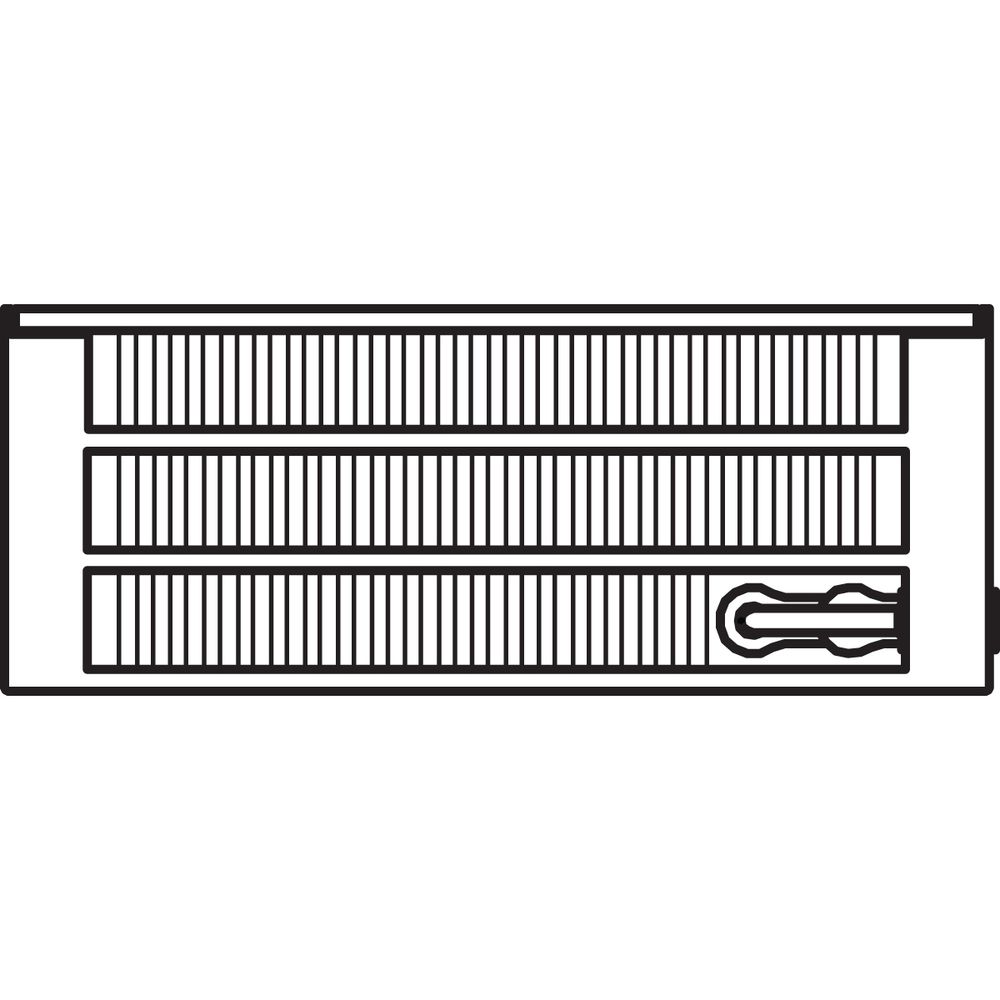 Kermi Kompakt-Ventil-Konvektor KKV, Typ 10, 150x900mm (HxL), weiß, m.  Abdeckung - Heizung und Solar zu Discountpreisen