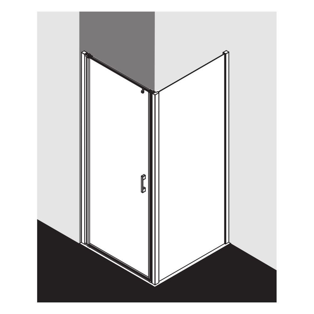 Kermi Duschkabine Liga Pendeltür 1F 1WL 2000x900x32mm ESG Klar 5mm Silber Mattgla... KERMI-LI1WL090201AK 4051484403654 (Abb. 20)