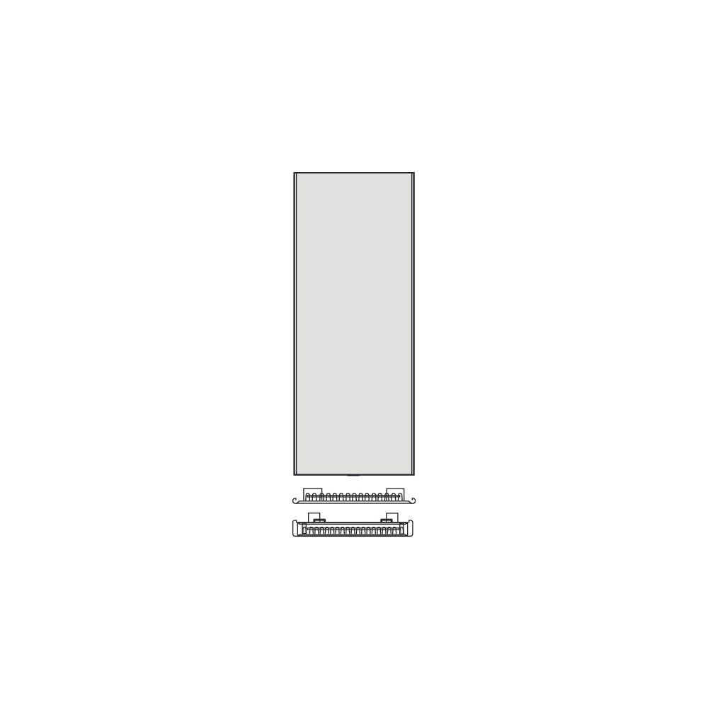 Kermi Niva Soft Designheizkörper vertikal Typ 21 2020x119x740mm, 2417W bei 75/65... KERMI-D8N2R20700508XK 4063769630235 (Abb. 5)
