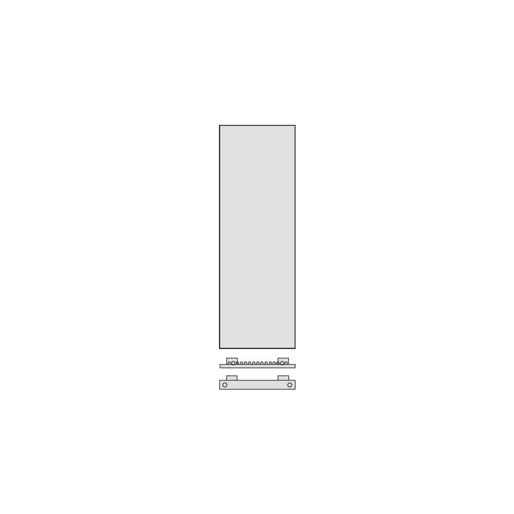 Kermi Niva Designheizkörper vertikal Typ 11 1220x80x520mm, 815W bei 75/65/20 Gra... KERMI-D8N1V12500408XK 4063769639429 (Abb. 5)