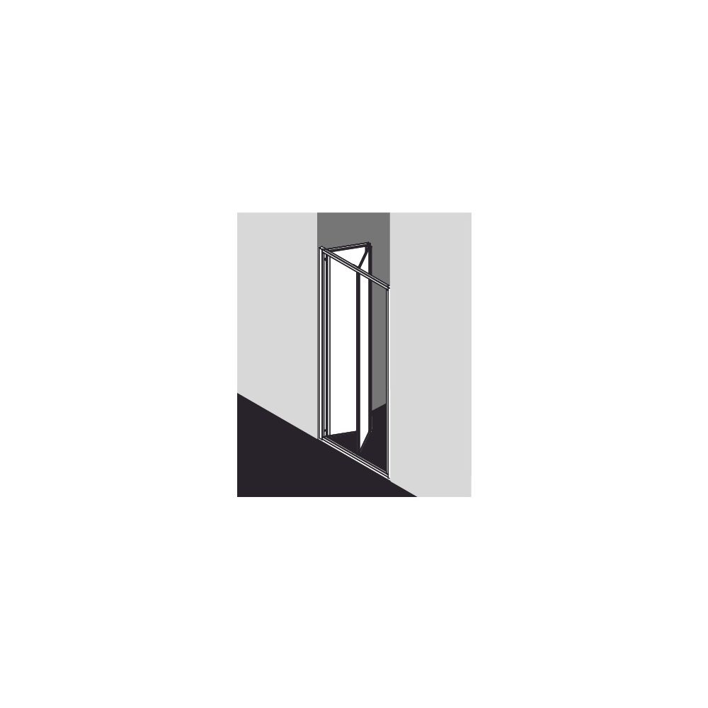 Kermi Duschkabine Nova 2000 Falttür FTD 1850x900x30mm Kerolan Fontana 3mm Silber M... KERMI-N2FTD0901811K 4046383220082 (Abb. 6)