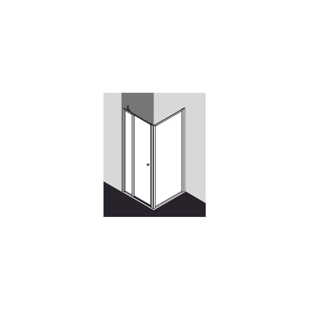 Kermi Duschkabine Nova 2000 Schwingtür mit Festfeld SFW 1850x900x24mm Kerolan Font... KERMI-N2SFW0901811K 4046383226213 (Abb. 7)