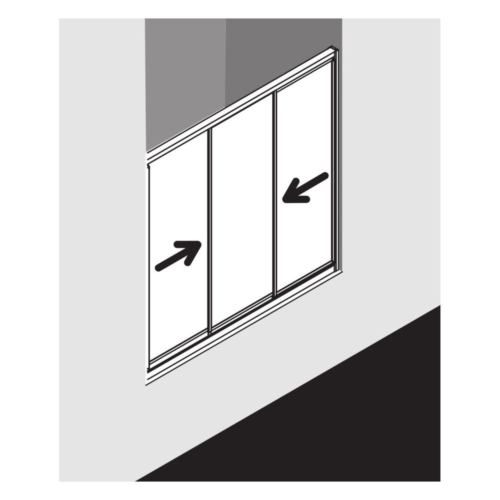 Kermi Duschkabine Nova 2000 Gleittür 3-teilig STD 1750x900x52mm Kerolan Fontana 3m... KERMI-N2STD0901711K 4046383229023 (Abb. 2)