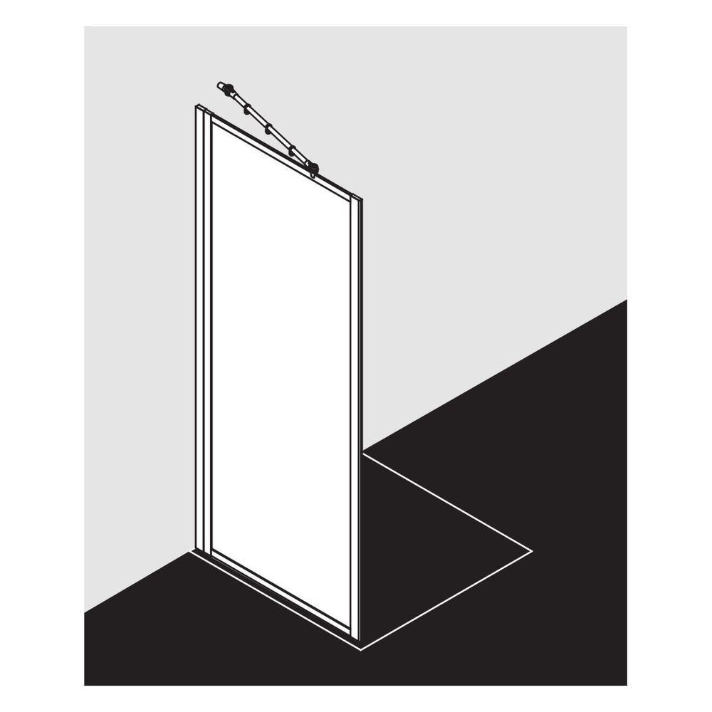 Kermi Seitenwand Nova 2000 TWD 1850x750x17mm Kerolan Fontana 3mm Silber Mattglanz ... KERMI-N2TWD0751811K 4046383230456 (Abb. 6)