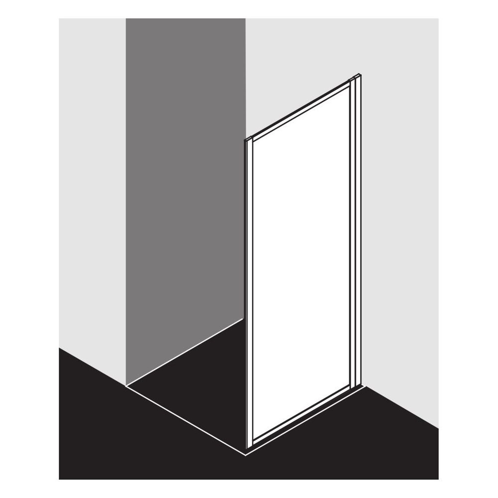 Kermi Seitenwand Nova 2000 TWD 1850x750x17mm Kerolan Fontana 3mm Silber Mattglanz... KERMI-N2TWD0751811K 4046383230456 (Abb. 11)
