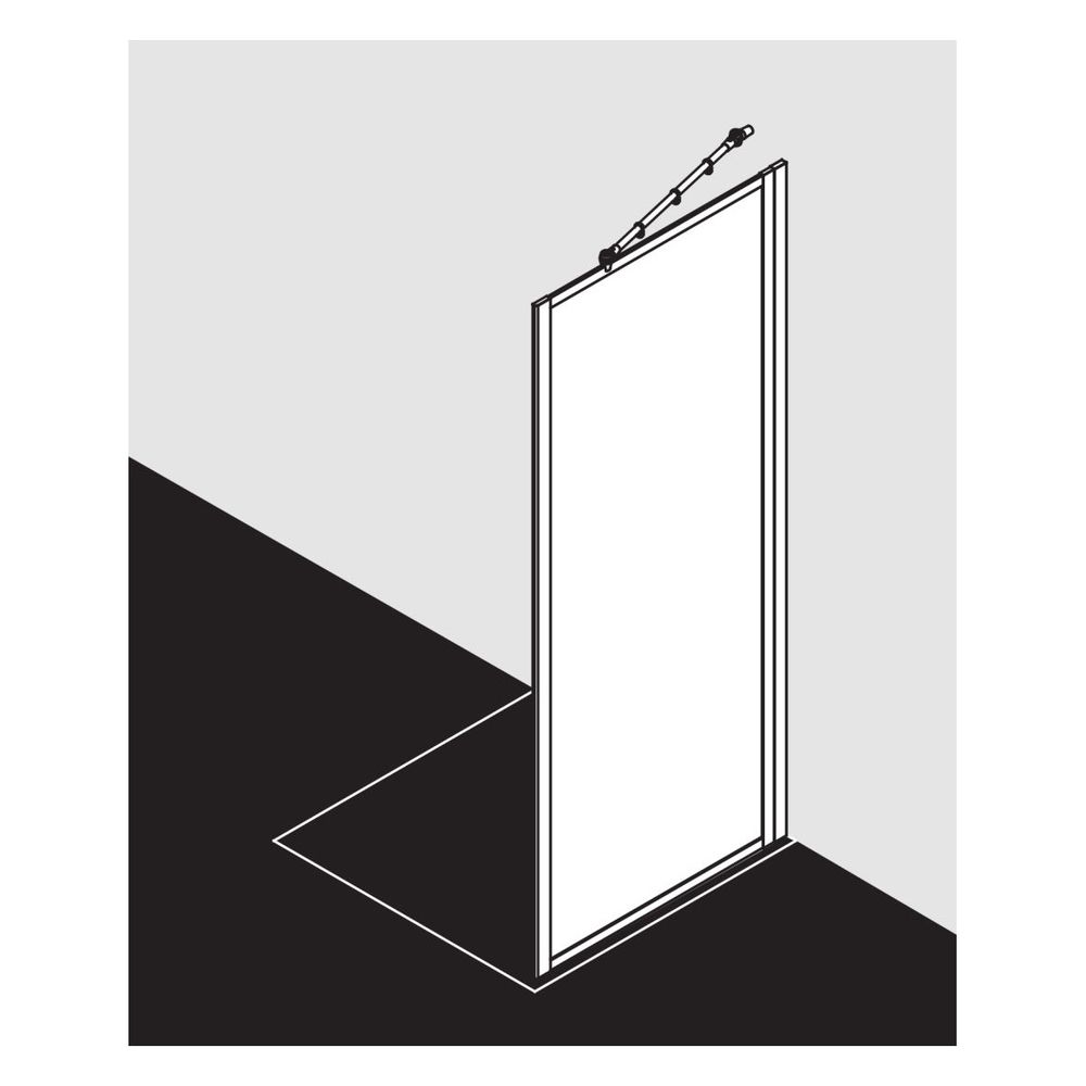 Kermi Seitenwand Nova 2000 TWD 1850x750x17mm Kerolan Fontana 3mm Silber Mattglanz ... KERMI-N2TWD0751811K 4046383230456 (Abb. 5)
