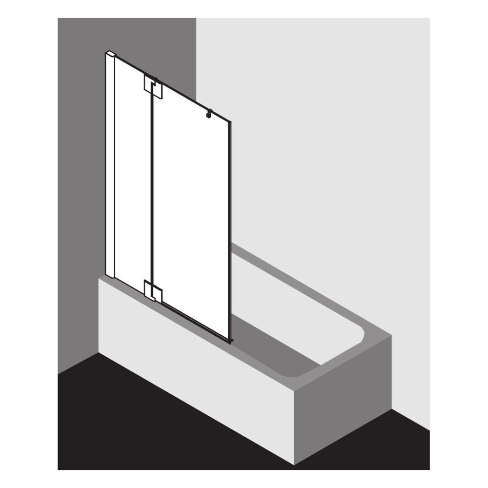 Kermi Badewannenaufsatz Pasa XP Pendelflügel mit Festfeld DTL 1500x800x31mm ESG Kl... KERMI-PXDTL080151PK 4046383915384 (Abb. 7)