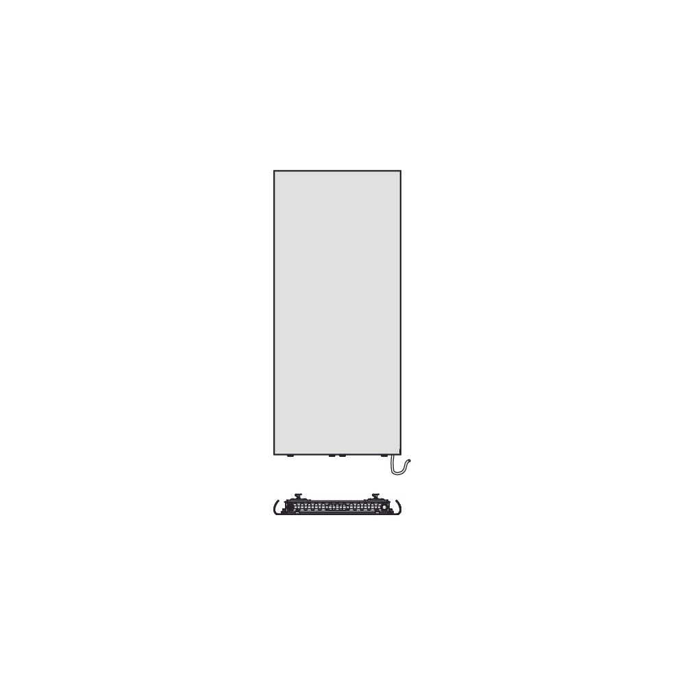 Kermi x2 Pateo-E-Zusatzbetrieb Designheizkörper 1925x68x700mm WRX 690W, Glanzsil... KERMI-PSR21190070WSXK 4051487284168 (Abb. 8)