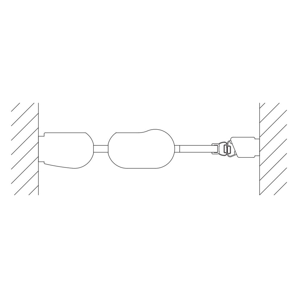 Kermi Duschkabine Pega Pendeltür 1F mit Festfeld 1GR 2000x1000x22mm ESG Klar 6mm S... KERMI-PE1GR10020VPK 4051484510734 (Abb. 6)