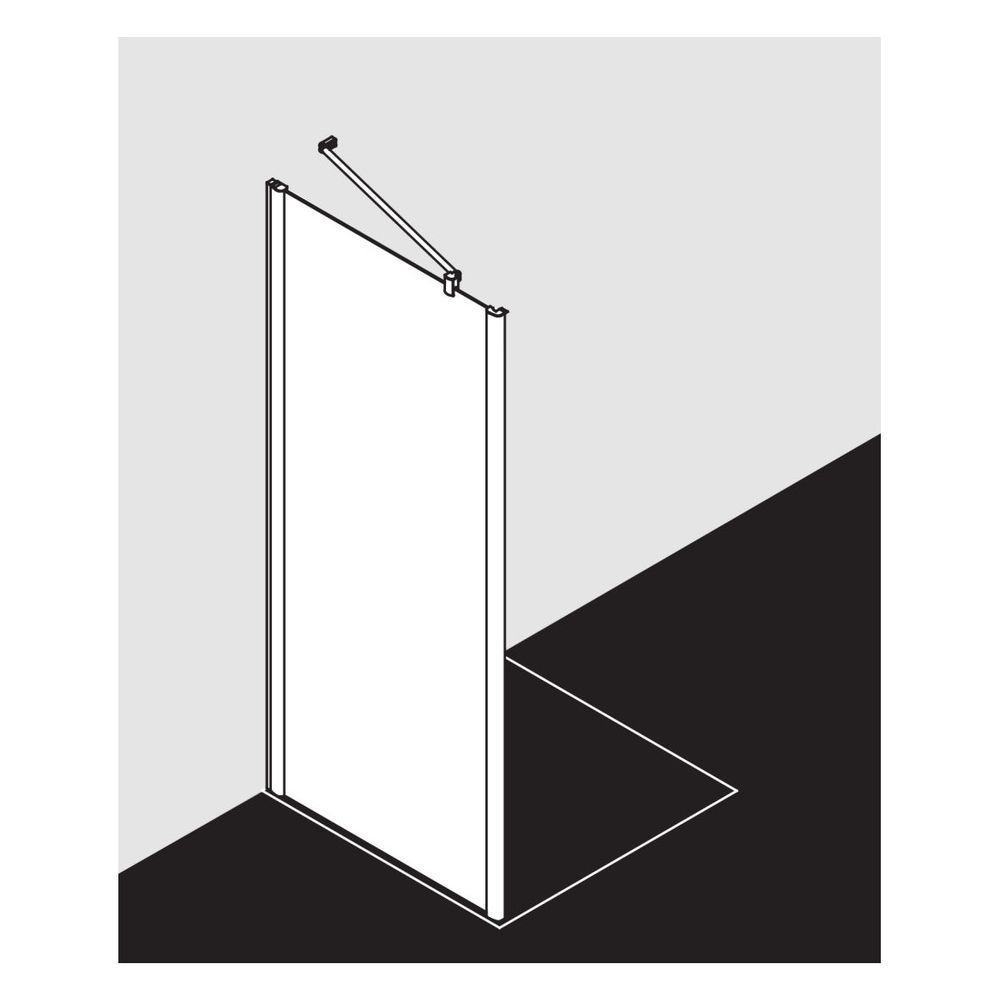 Kermi Seitenwand Pega TWD 2000x900x27mm ESG Klar 6mm Silber Hochglanz Anschlag lin... KERMI-PETWD09020VPK 4051484561279 (Abb. 5)