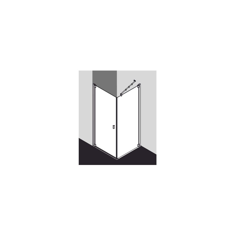 Kermi Pendeltür RAYA 1KL 1000x 2000 BV: 970-1000 SIMG ESG Klar STR3... KERMI-RA1KL100201BK 4051484829775 (Abb. 17)