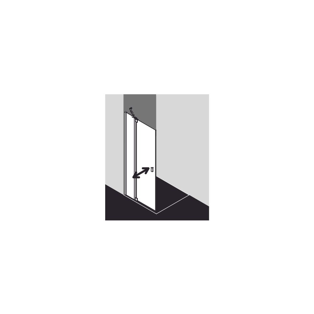 Kermi Pendeltür RAYA 1NL 1000x 2000 BV: 970-1000 SIMG ESG Klar STR3... KERMI-RA1NL100201BK 4051484833611 (Abb. 13)