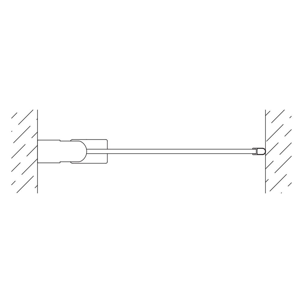 Kermi Duschkabine Raya Pendeltür 1F 1TL 2000x780x32mm ESG Klar 6mm Silber Mattglan... KERMI-RA1TL078201AK 4051484441908 (Abb. 5)