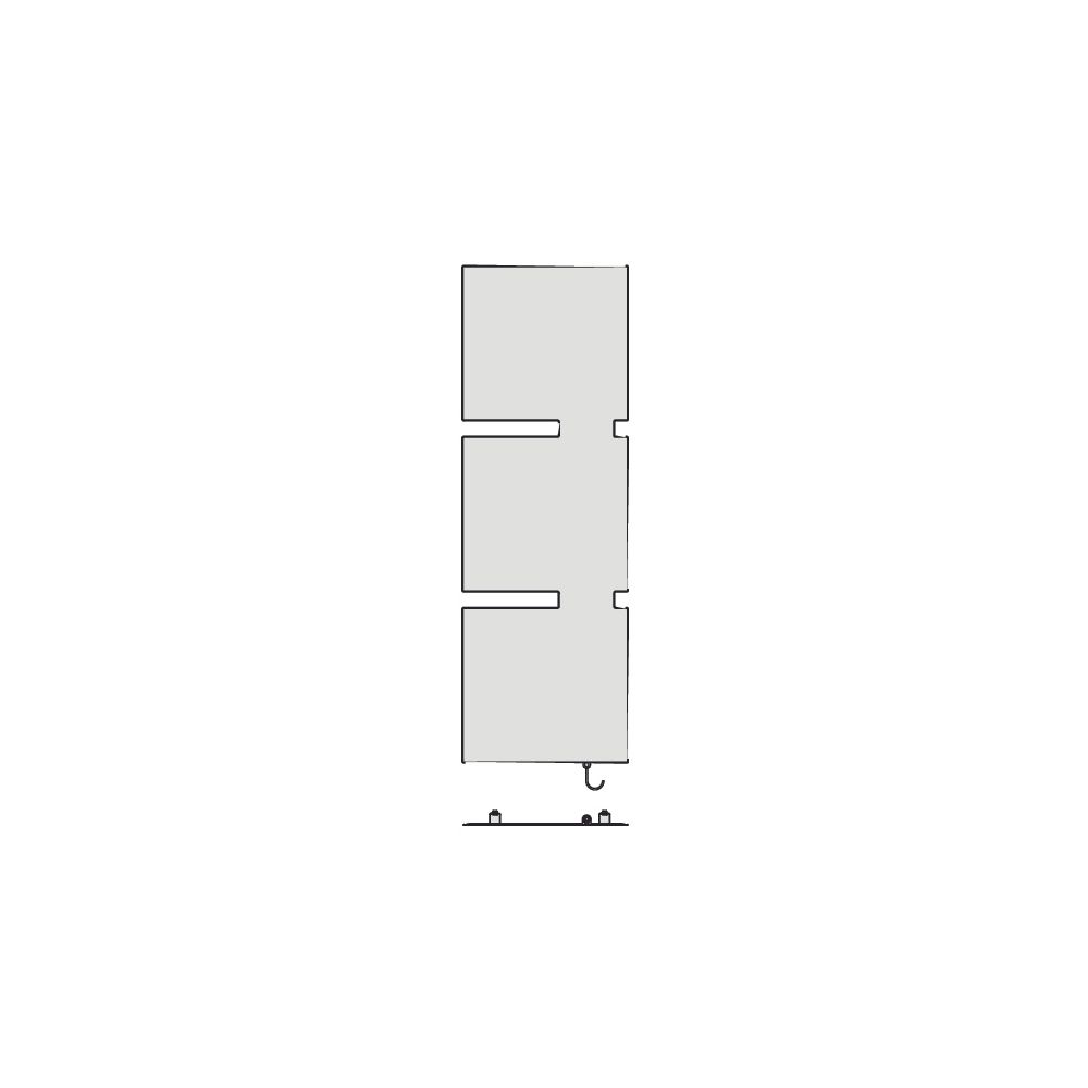 Kermi Tano-E elektrischer Designheizkörper 1180x38x600mm, FWS, 600W, Ausführung ... KERMI-SPE1A12600657XK 4063769717950 (Abb. 3)
