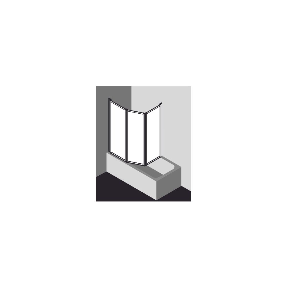 Kermi Badewannenaufsatz Vario 2000 Faltwand 2-1F Magnet. TS2 1400x750x24mm ESG Kla... KERMI-V2TS2075141PK 4046383455170 (Abb. 8)