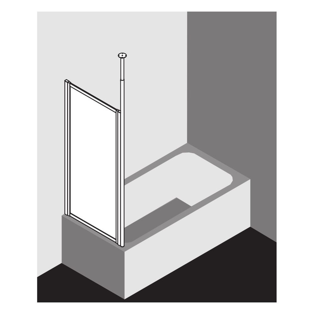 Kermi Seitenwand Vario 2000 für Badewannen TWD 1400x700x24mm Kerolan Perl 3mm Silb... KERMI-V2TWD0701412K 4046383455729 (Abb. 3)