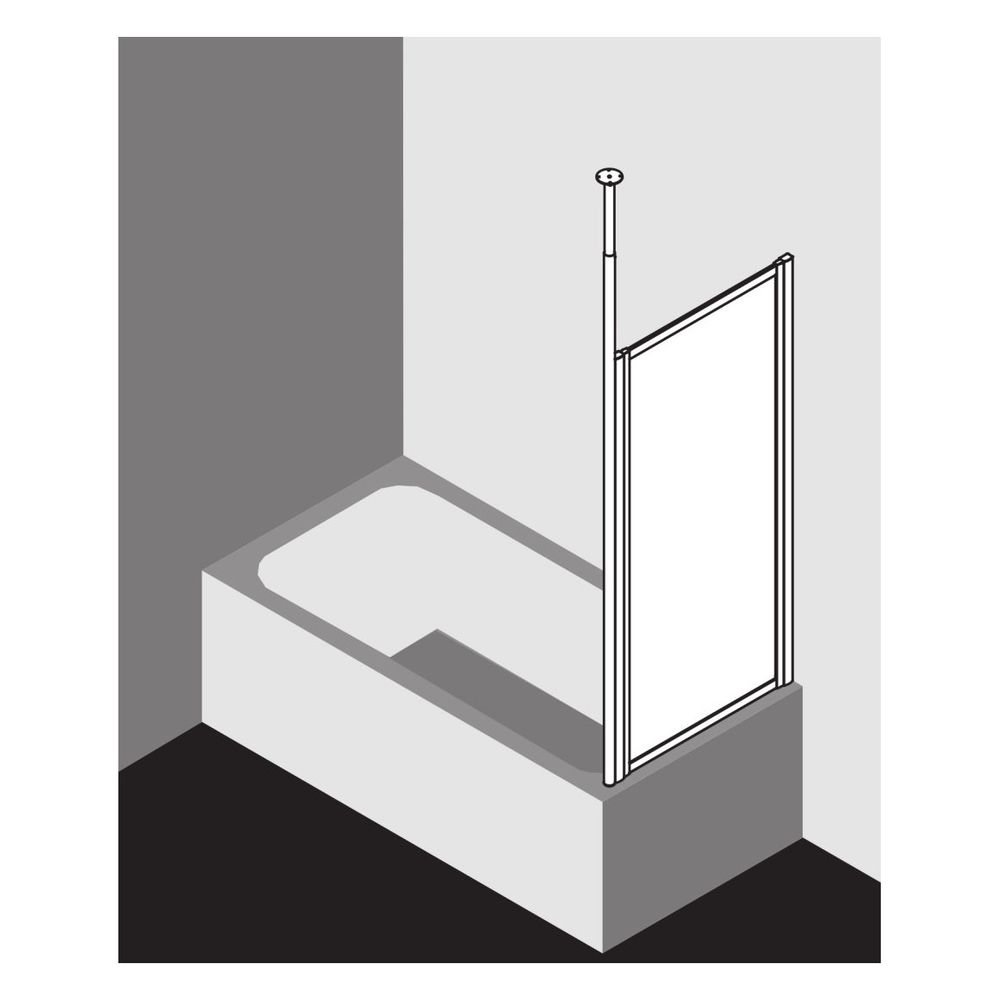 Kermi Seitenwand Vario 2000 für Badewannen TWD 1400x700x24mm Kerolan Perl 3mm Silb... KERMI-V2TWD0701412K 4046383455729 (Abb. 5)