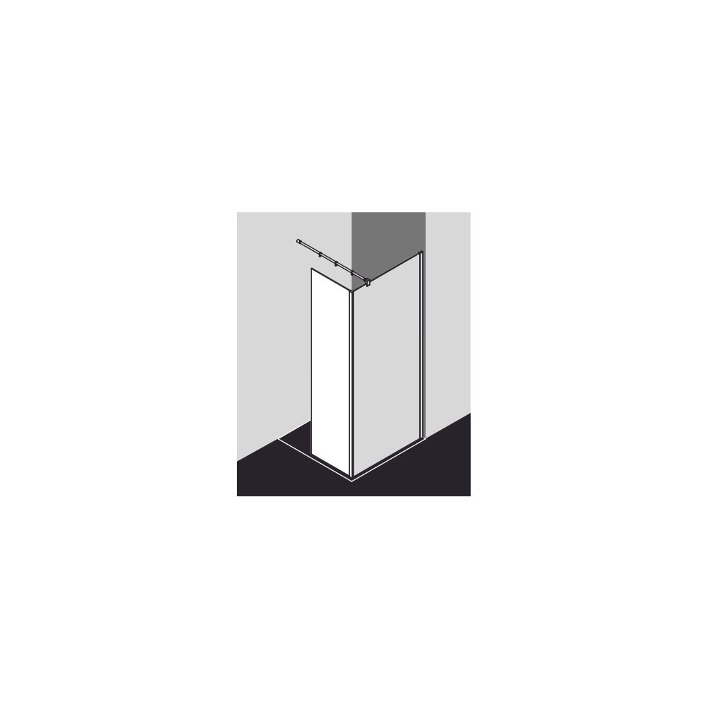 Kermi Walk-In XB Festfeld im Winkel FFW 2000x600x18mm ESG Klar 8mm Silber Hochgla... KERMI-XBFFW06020VAK 4051484432760 (Abb. 17)