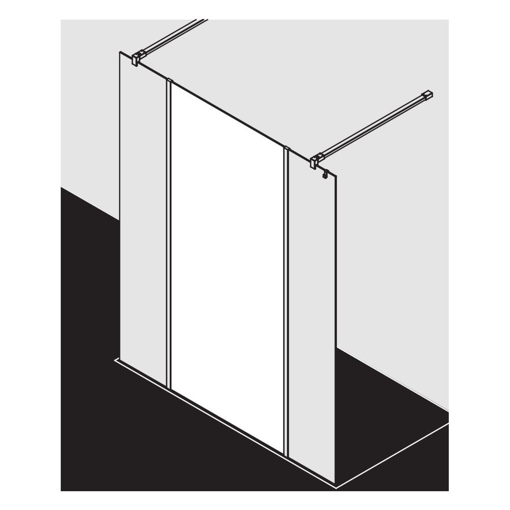 Kermi Walk-In XB Free FWA 2000x1500x18mm ESG Klar 8mm Silber Hochglanz Anschlag l... KERMI-XBFWA15020VPK 4051484579472 (Abb. 14)