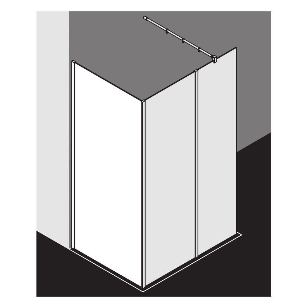 Kermi WALK-IN XB WIW 1200x 2000 BV: 1180-1200 SIHG ESG STR3 CLE... KERMI-XBWIW12020VDK 4051484857211 (Abb. 12)
