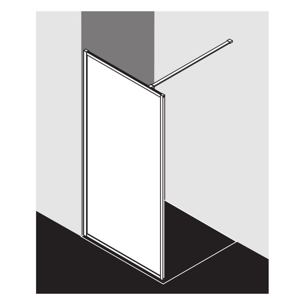 Kermi Walk-In Wall Walk-In XD WW4 2000x1200x25mm ESG Klar 8mm Schwarz Soft Anschla... KERMI-XDWW4120203PK 4051484950165 (Abb. 3)