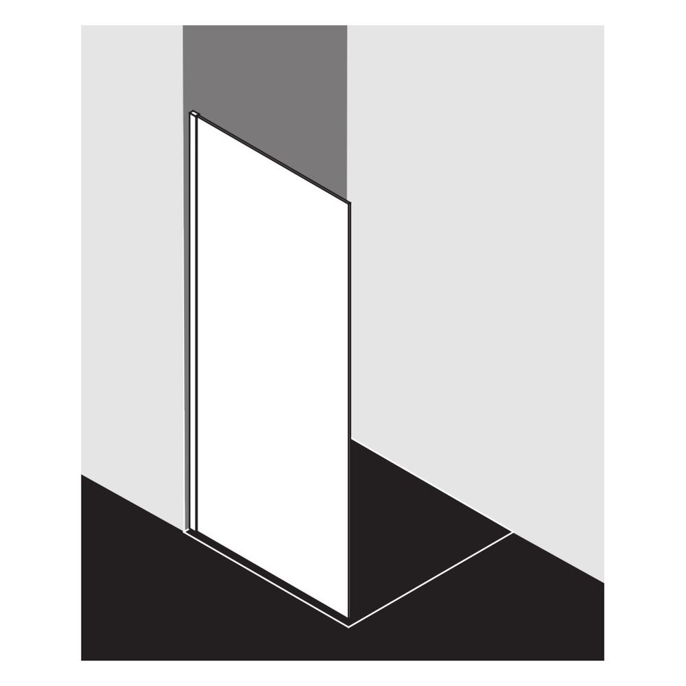 Kermi Walk-In Wall Walk-In XC WIO 2000x800x20mm ESG Klar 10mm Silber Mattglanz Ans... KERMI-XCWIO080201PK 4051484659495 (Abb. 3)