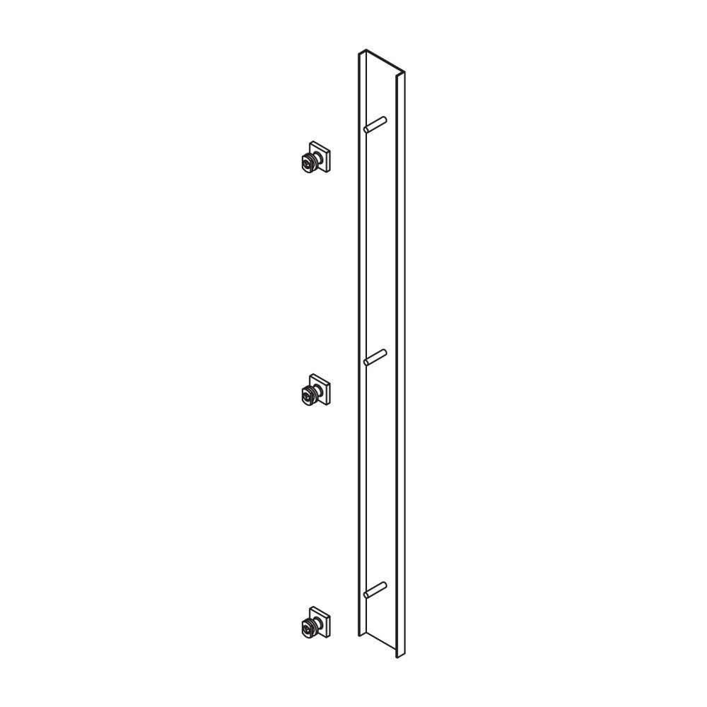 Kermi Abdeckung seitlich Heizkörperwand Bauhöhe 2200mm, Verkehrsweiß... KERMI-ZA00080009 4037486180908 (Abb. 1)