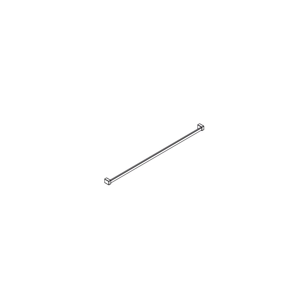 Kermi Handtuchhalter LIGA ZDHH HHO, 1250mm Höhe, Silber Mattglanz, 2535802... KERMI-ZDHHHHOLI125VK 4051484887867 (Abb. 3)