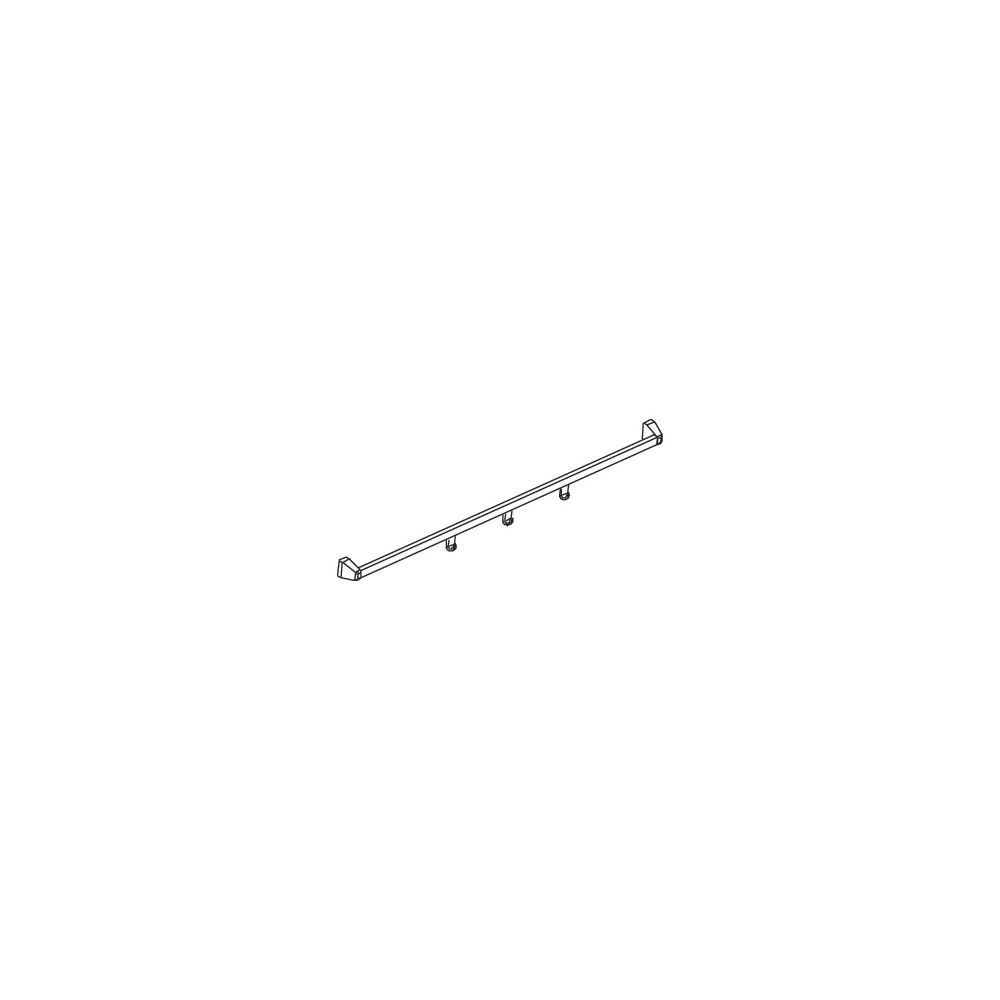Kermi Handtuchhalter Nova 2000 ZDHH HHO, 1250mm Höhe, Silber Mattglanz, 2535848... KERMI-ZDHHHHON21251K 4046383458096 (Abb. 2)