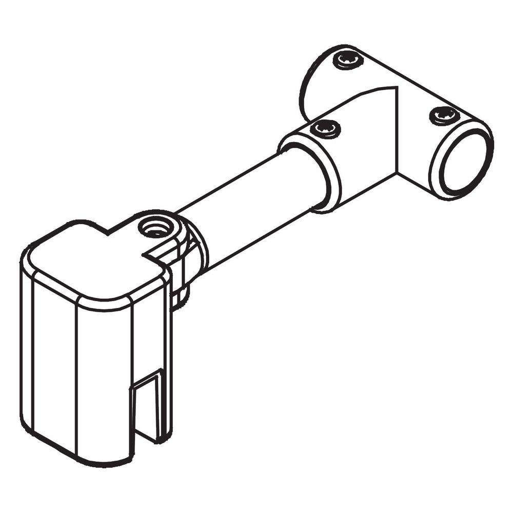 Kermi Handtuch-Haken Mena USSFW, Chrom, 200mm, 2536077... KERMI-ZDUSSFWME020ZK 4051484869696 (Abb. 2)