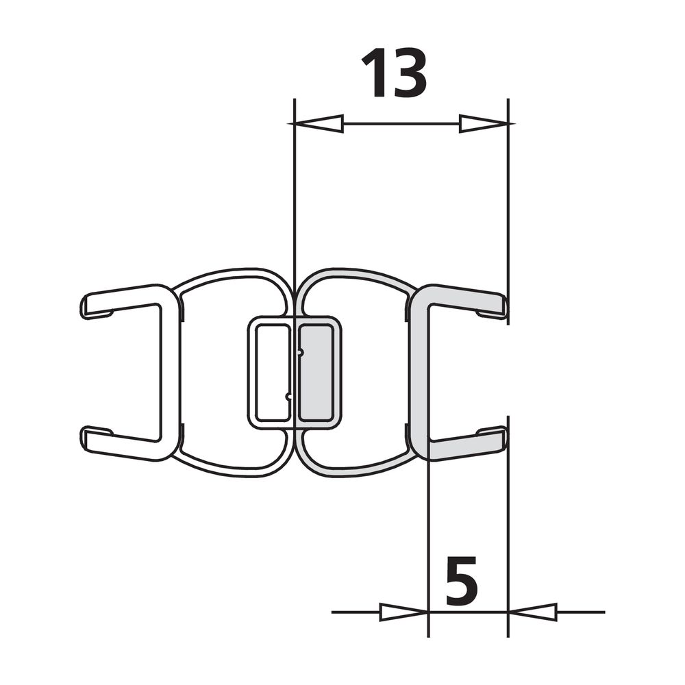 Kermi Magnetprofil x1, 1237, 2000mm, passend bis Serienhöhe 2000mm, 6025704... KERMI-6025704 4051484930105 (Abb. 2)