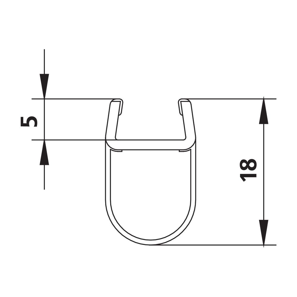 Kermi Glasabdichtung senkrecht x1, 1646, 2000mm, passend bis Serienhöhe 2200mm, 6031695... KERMI-6031695 4051484930181 (Abb. 4)