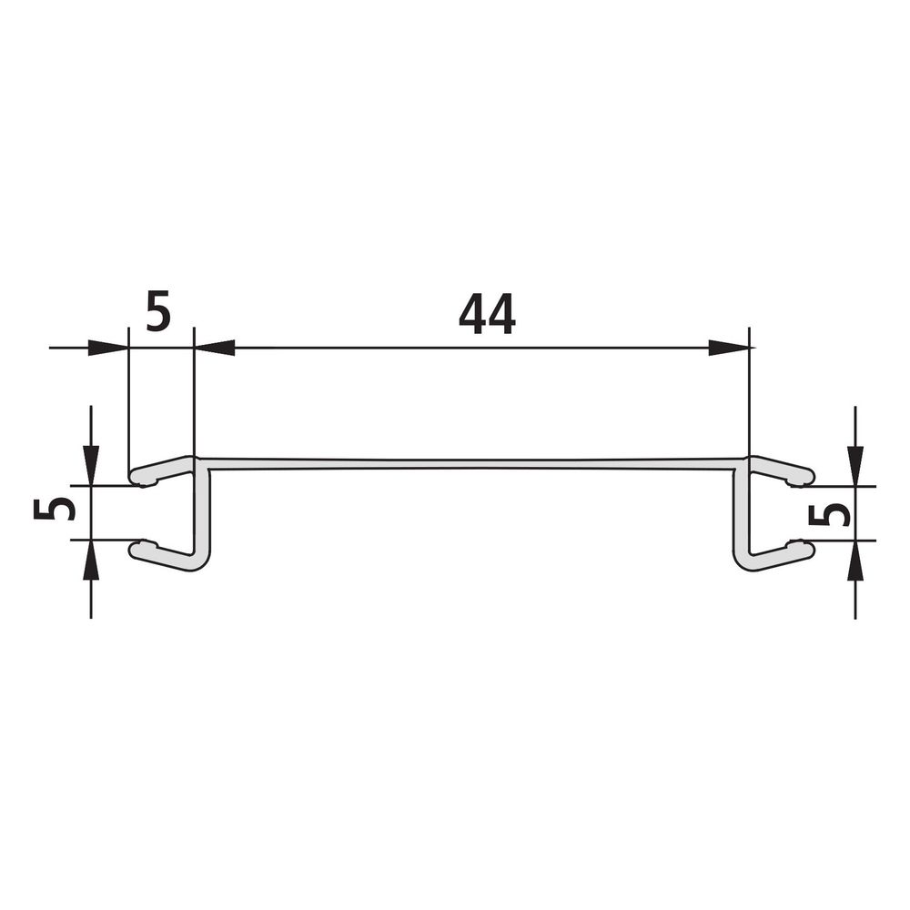 Kermi Glasabdichtung senkrecht x2, 4776, 2000mm, Transparent, passend für Serienhöhe 200... KERMI-2539354 4051484928621 (Abb. 2)