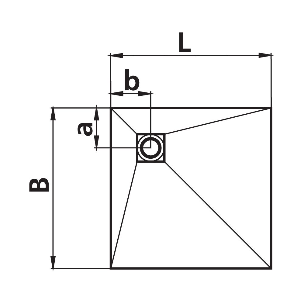 Kermi Board Point EXD 120120 L 1200 x B 1200 x H 40 mm... KERMI-BAEXD120120XK 4051484938897 (Abb. 5)