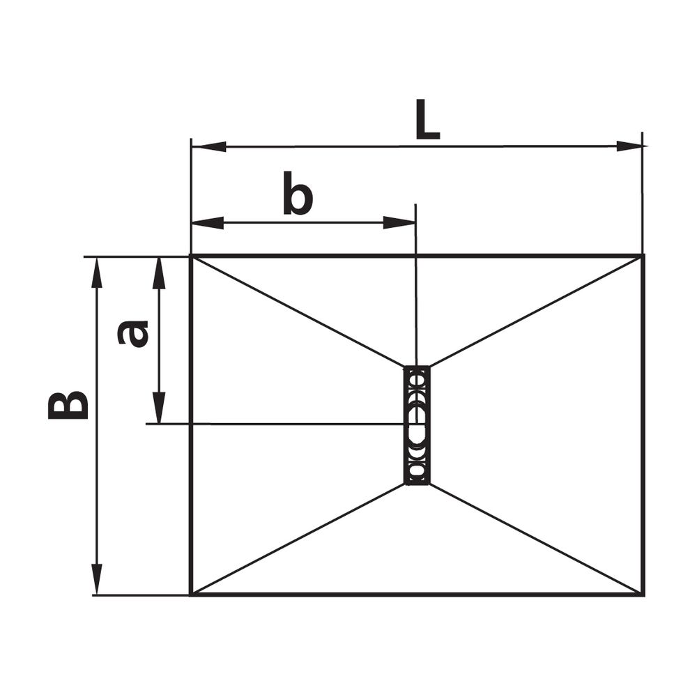 Kermi Board Line EXA 090090 L 900 x B 900 x H 50 mm... KERMI-BCEXA090090XK 4051484939610 (Abb. 5)