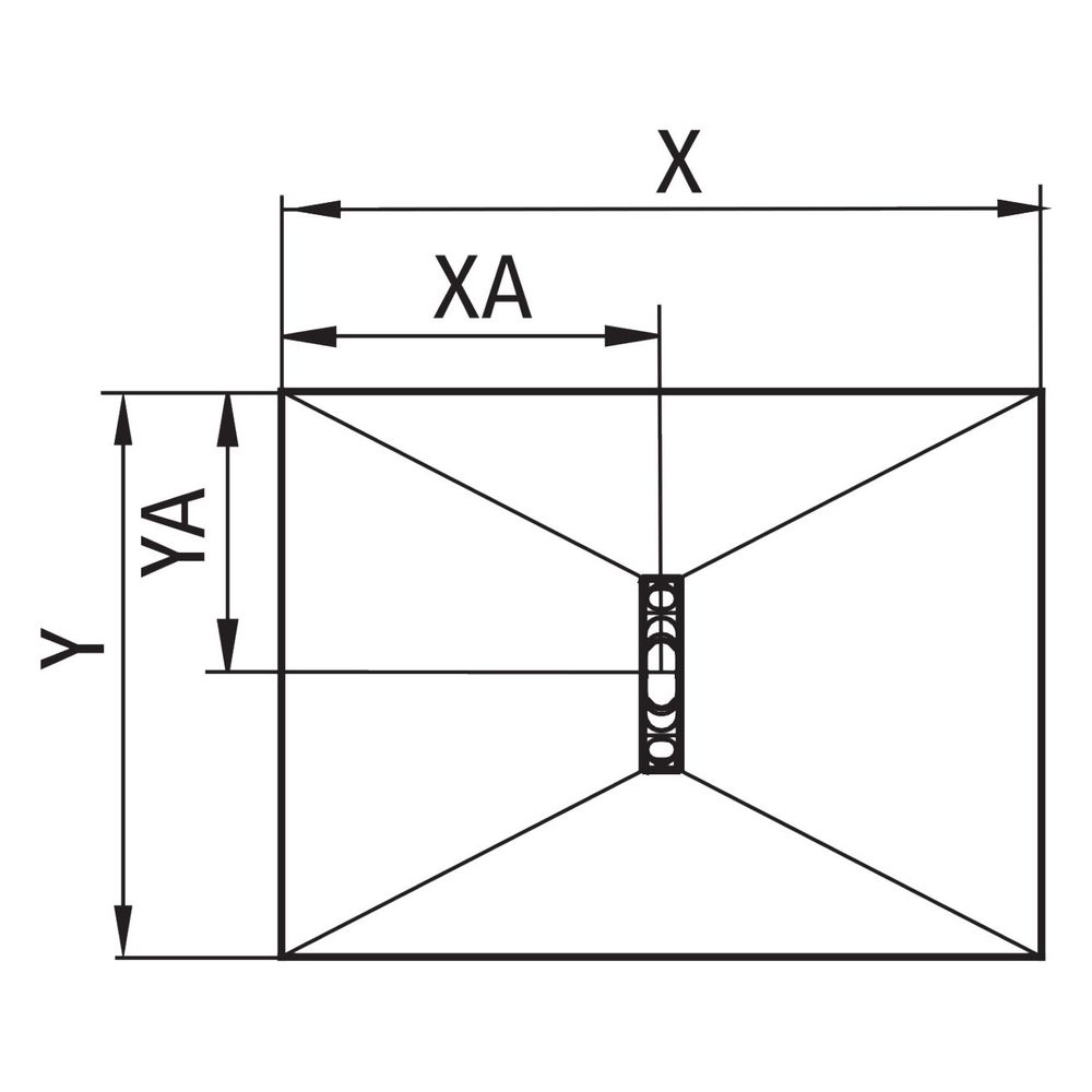 Kermi Board Line EXA 090090 L 900 x B 900 x H 50 mm... KERMI-BCEXA090090XK 4051484939610 (Abb. 8)