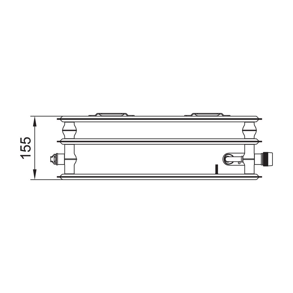 Kermi Profil-V therm-x2 Hygiene Flachheizkörper Typ 30 300x155x1600mm, 1317W bei... KERMI-FTV300301601R1K 4037486250908 (Abb. 6)