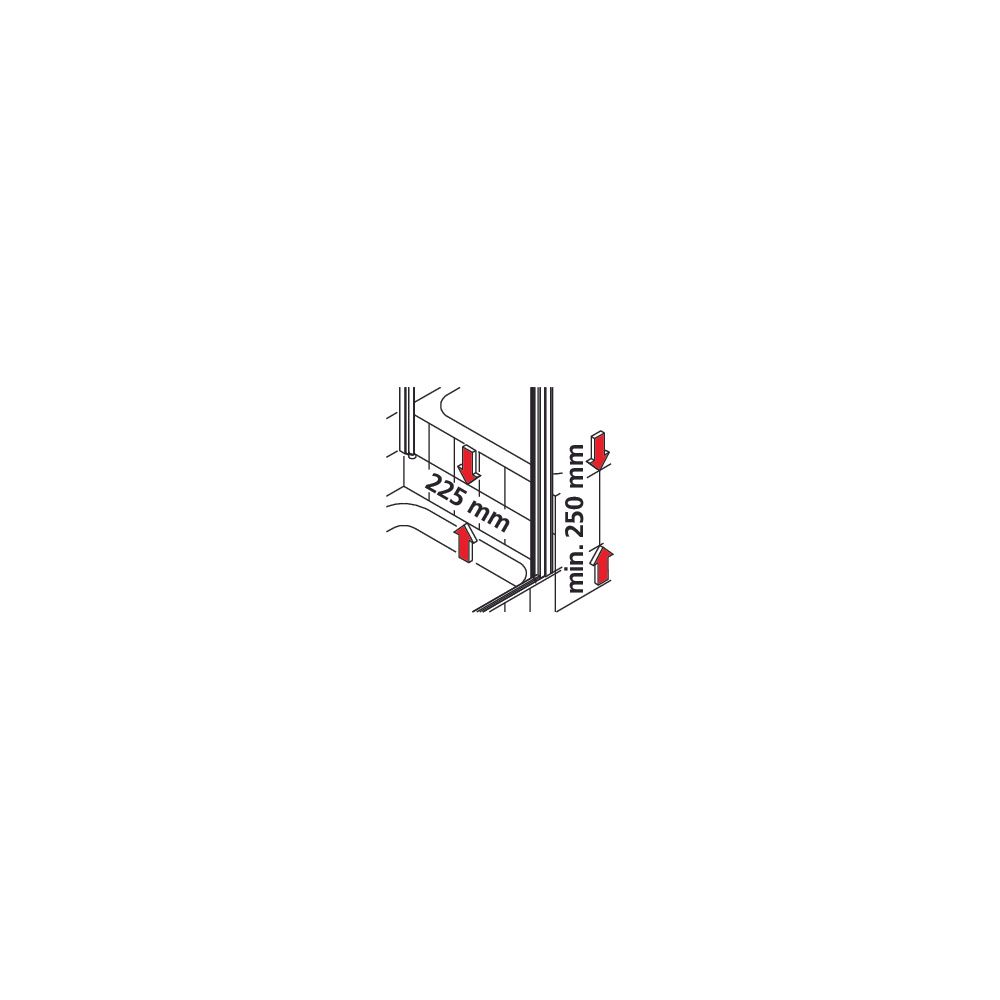 Kermi Seitenwand Ibiza 2000 verkürzt beweglich neben Badewanne TVL 1750x900x24mm E... KERMI-I2TVL090171AK 4046383539443 (Abb. 4)