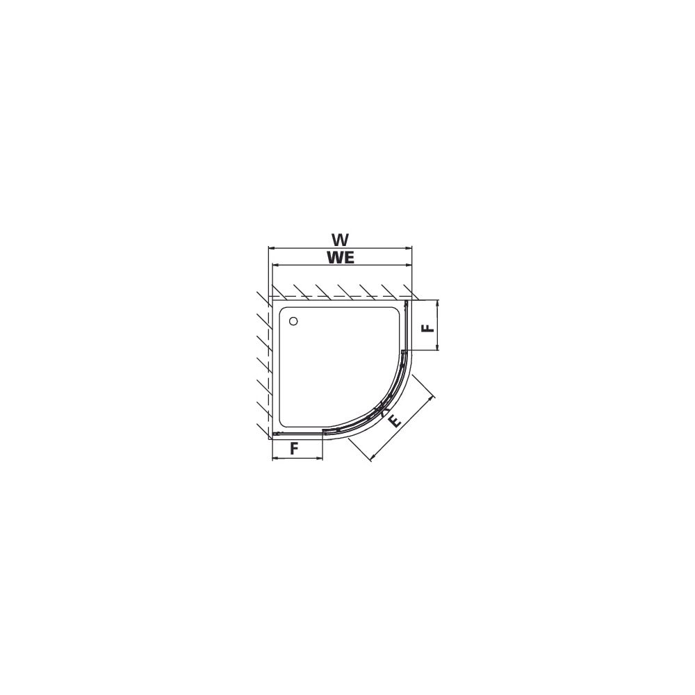 Kermi Duschkabine Nova 2000 Viertelkreis Gleittüren R53 1850x870-885x17mm Kerolan ... KERMI-N2R530901811K 4046383225254 (Abb. 2)