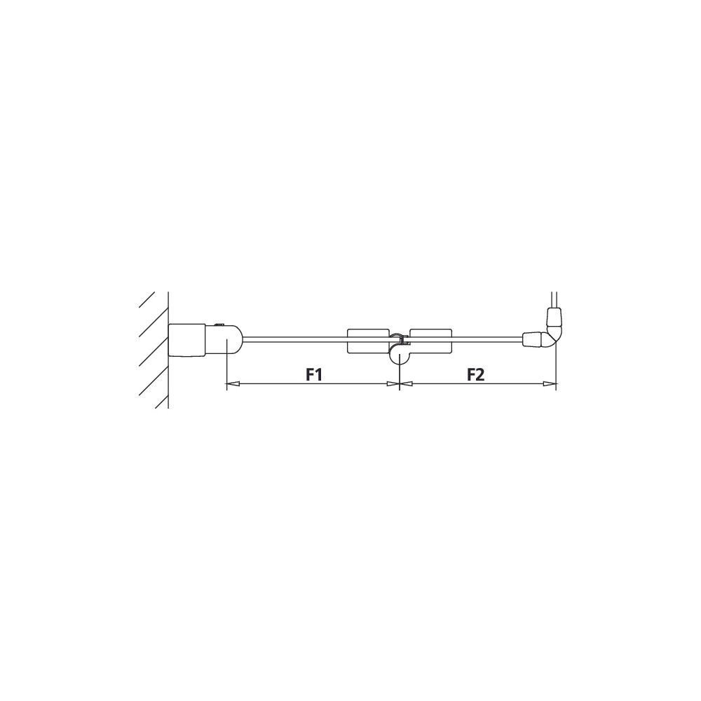 Kermi Duschkabine Liga Eckeinstieg 2T Pendel-Falttür Halbteil 2CL 2000x900x32mm E... KERMI-LI2CL090201AK 4051484404774 (Abb. 16)