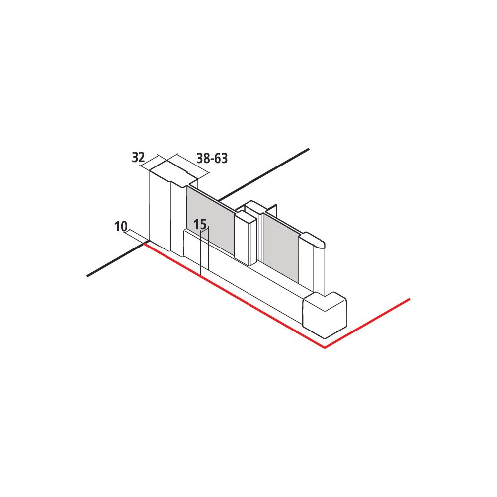 Kermi Duschkabine Liga Eckeinstieg 2T Gleittür Halbteil E2R 2000x900x32mm ESG Kla... KERMI-LIE2R090201PK 4051484586876 (Abb. 10)