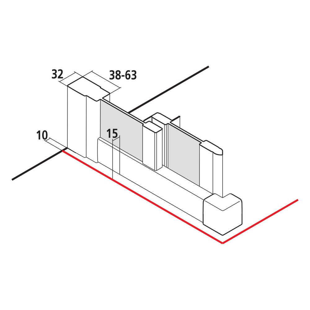 Kermi Duschkabine Liga Eckeinstieg 2T Gleittür Halbteil E2R 2000x900x32mm ESG Kla... KERMI-LIE2R090201PK 4051484586876 (Abb. 11)