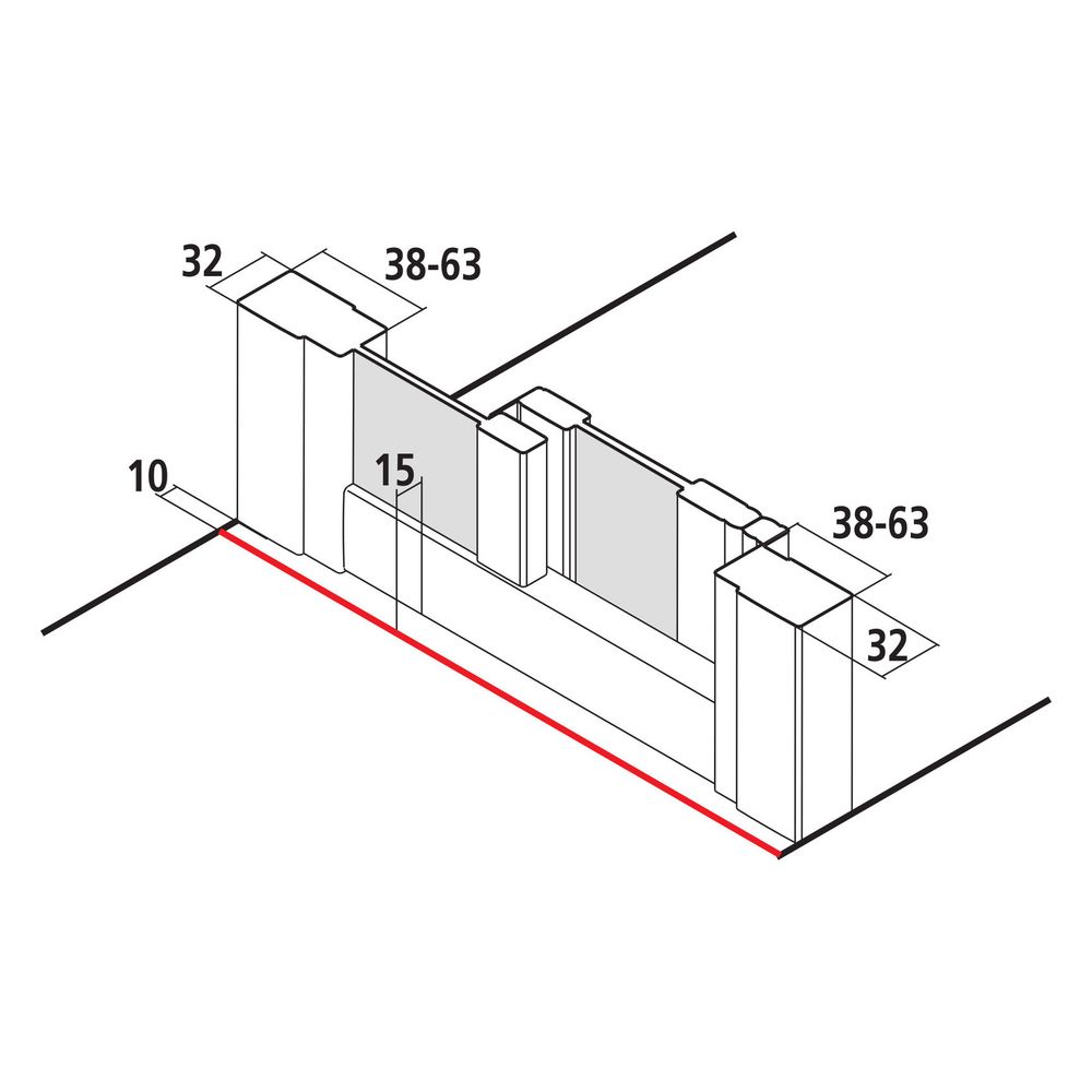 Kermi Duschkabine Liga Gleittür 2T Festfeld G2R 2000x1400x32mm ESG Klar 4mm Silbe... KERMI-LIG2R14020VAK 4051484589945 (Abb. 14)